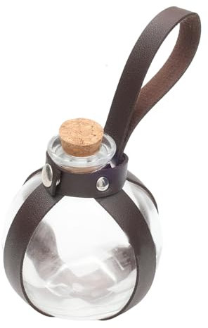 Fhkpsqkcn Korkflasche Halloween Cosplay Accessoires Dekorative Dunkle Magische Flasche Mittelalterliche Glasflasche Für Party