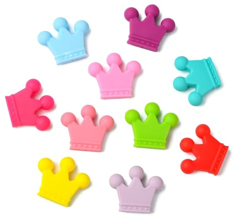 UR URLIFEHALL Perles focales en silicone de différentes formes - Perles d'espacement en caoutchouc pour stylos à perles, bijoux, cordons, décoration de fête à la maison