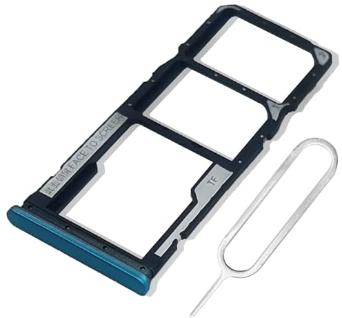 ExtKry Porta SIM per Xiaomi Redmi Note 9S/9 Pro Vassoio SIM,Verde | Qualità originale slot SIM porta scheda slot scheda SIM vassoio porta per scheda SIM con pin espulsione.