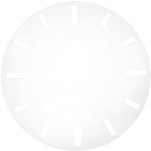 Angoily Acryl für Vielseitiger und Präzisem Design Kompatibilität Uhr Schablone mit Holzbearbeitung für Selbstgemacht Holzprojekte Kreative Werkstattanwendungen