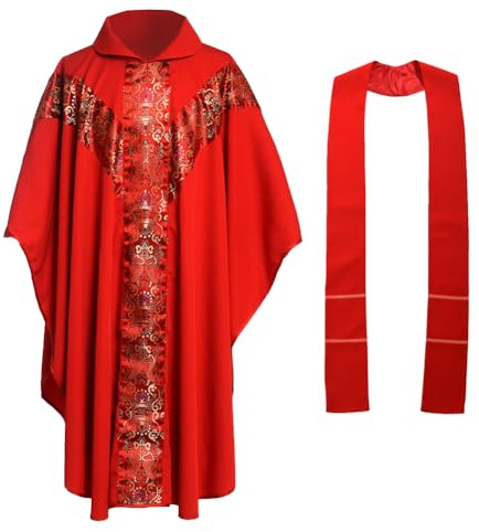 BLESSUME Herren Hochzeitskasel Katholische Klosterkasel