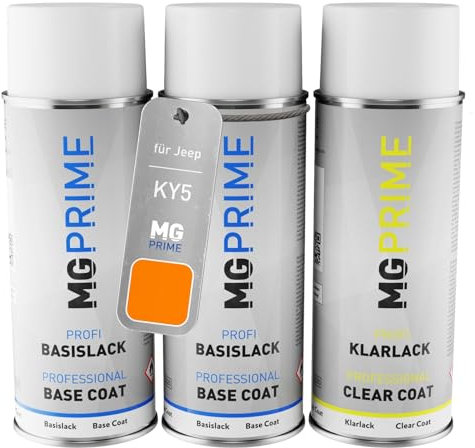 MG PRIME Vernice per auto Kit di bombolette a spruzzo per Jeep KY5 Dozer Bomboletta spray da 400ml di vernice di fondo vernice di base vernice trasparente