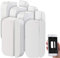 Luminea Fenstersensor WLAN: 5er-Set WiFi Tür & Fensteralarm, Alexa und Google Assistant komp. (Alexa Fensterkontakt, Fenstersensor, Smart Life Türsensor)