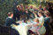1art1 Peter Severen Kroyer XXL Poster Hip, Hip, Hurra! Künstlerfest In Skagen, 1888 Plakat | Bild 120x80 cm