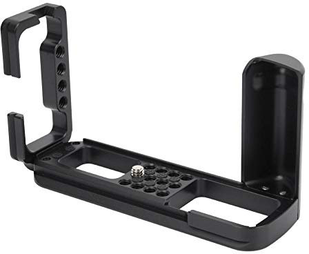 VBESTLIFE Camera L-Plate, Aluminum Quick Release L-Plate Bracket Camera Hand Grip for Fuji X-T3 Mirrorless Camera.