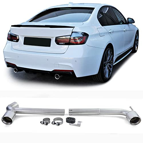 Auspuff Endrohr Duplex Umbau passt BMW F30 F31 316 318 320 F32 F33 F36 418 420