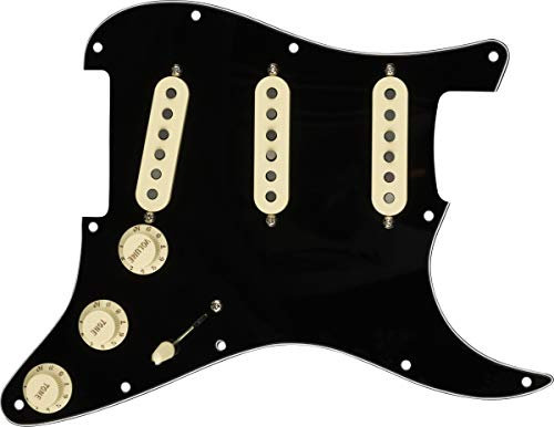 Fender Prewired Pickguard Strat Fat 50 black 0992340506