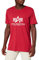 Alpha Industries Herren Basic T-Shirt, Dunkel Rot, S
