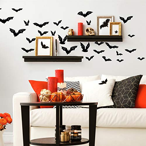 Stickers repositionnables chauves-souris Halloween