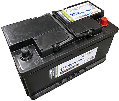 Q-Batteries Start-Stop EFB Autobatterie EFB75 12V 75Ah 730A