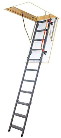 Echelle escamotable métallique - Ouverture du plafond de 70 x 140cm - LMK70140-2