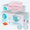 Baena Salud PK2929 - 100 Mascherine chirurgiche, igieniche, monouso, tipo IIR, filtrazione (BFE)>/= 98%, colore rosa