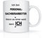 Print-Klex Berufstasse mit Personalsachbearbeiter Motiv Bedruckt Personalsachbearbeiter Tasse für Beruf Geschenk Kaffeebecher Geschenktasse Teetasse Weiß Keramik mit Druck 330ml Beruf Tasse