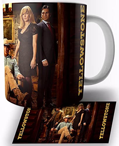 Yellowstone Kevin Costner Keramik Becher 325ml Tasse Mug