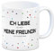 Ich liebe es, wenn meine Freundin mich zocken lässt Kaffeebecher mit Pixelherz als lustige Geschenkidee für den besten Freund der sich manchmal nicht zwischen Zocken und Beziehung