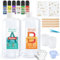Epoxidharz Set Anfänger 1000 ml/33.8 oz, Glasklar Kunstharz Gießen Epoxy Resin Gießharz Mit Epoxidharz Farbe, Glitzer, holzstäbchen, Handschuhe, messbecher, für Kunstprojekt, schmuckherstellung
