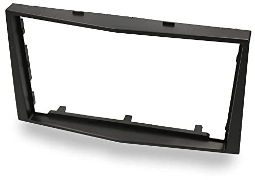 Audioproject A371 - Tapa de radio doble DIN compatible con Opel Corsa D Astra H Zafira B 2-DIN Auto-Radio Cache Negro
