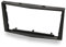 Audioproject A371 - Copri radio doppio DIN compatibile con Opel Corsa D Astra H Zafira B 2-DIN Auto-Radio Cache Nero