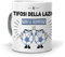 Regalo originale. Idea da regalare. Tazza Ai tifosi della lazio non si rompono le palle. Ceramica 350 ml.