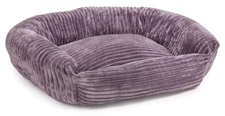 Wallace & Jones | Hundebett Cordo - Breitcord-Obermaterial samtweich | Dunkelgrau - S
