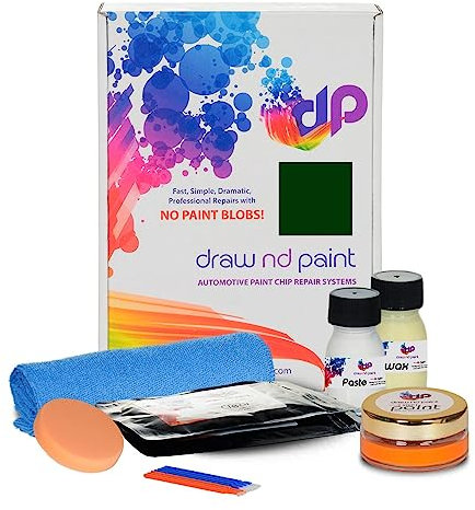 DrawndPaint Ausbesserungslack Lackreparaturset Kratzerentfernung Autolackrapatur Ausbesserung Steinschlägen Kratzern am Auto Lackstift geeignet für VW Gruen - L67Z, S