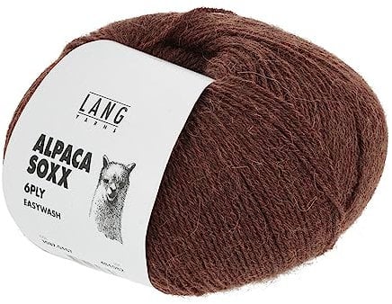 Lang Yarns - Alpaca Soxx 6-fach/6-PLY 0167 zimt melange 150 g