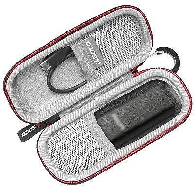 RLSOCO Tasche für Philips Externe Portable SSD 500GB/250GB/1TB/2TB Ultra Slim & für Intenso External SSD 250GB/500GB/1TB Professional (Nur Tasche)