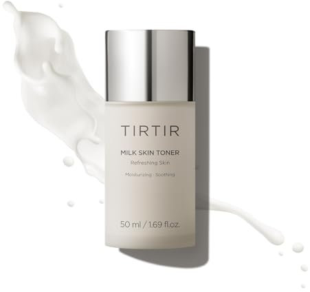 TIRTIR Milk Skin Rice Toner, Tiefenwirksam, Feuchtigkeitsspendender Toner Für Das Gesicht, Niacinamid, Ceramid, Naturnah, Inhaltsstoffe Für Die Koreanische Hautpflege, Vegan, 1,69 Fl. Oz. Original