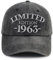 Xullaxth Limitierte Auflage 1960 1961 1962 1963 1964 1965 1966 1967 1968 1969 Mütze für Herren und Damen, verstellbare Baseballkappe aus Baumwolle, 1963 Schwarz, Einheitsgröße
