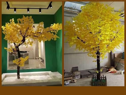 Extend Ginkgo Tree - Tree Large Green Plants Wedding Landing Landscaping Props Tree Ginkgo Biloba Rocky Simulation of Ginkgo Tree Fake Trees Wishing Ginkgo Tree-1.8M