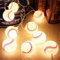 YUNYODA Baseball Lichterketten 3M, 20 LED Batteriebetriebene Lichterkette Dekoration, Baseball Lichterketten Innen für für Weihnachten, Hochzeit, Party, Kinderzimmer, Innen Deko, Warmweiß