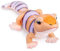 lilizzhoumax Leopard Orange Gecko Kuscheltier 40cm Plüsch Gecko Stofftier Plüschtier Eidechse Kawaii Spielzeug Kissen Dekoration Weihnachten Geburtstagsgeschenk für Kinder Mädchen Jungen