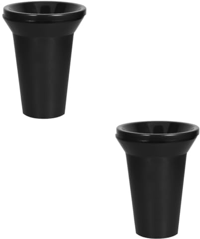 ABOOFAN 2st Spuckfass Kalter Wein Whiskey Eiswürfel Spucknapf Für Weinprobe Trinken Flüssigkeiten Goldener Weinkübel Bier Eimer Überraschungen Kalte Weinfässer Stand Alkohol Rohr Black Pp