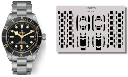 NOOYO Schutzfolie für Tudor Black Bay 58 Schutz für Gehäuse, Schließe und Armband