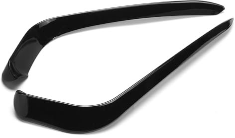 Auto Front Kühlergrille Für VW Für Passat B8 Für Variante Für R Line 2016-2019 Auto Frontstoßstange Nebelscheinwerfer Grill Augenbraue Windmesser Spoiler Auto Kühlergrill(Glossy Black)