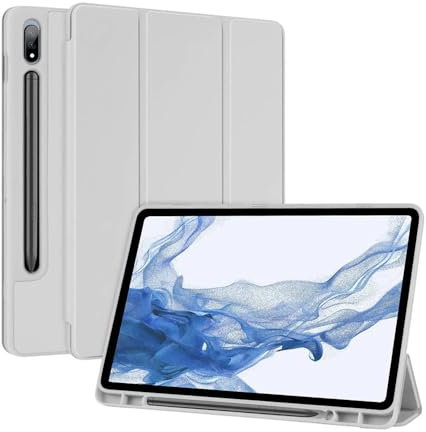 Custodia per tablet per Samsung Galaxy Tab A9 Plus S9FES 10.9in S8/S7 11in S7 /S8 12.4in S6 Lite 10.4in S9FE 12.4in,grigio,per Tab A9