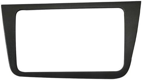 BGRVCKS Fascia del Panel de Radio Fascia De Radio 2 DIN para Seat para Altea para Toledo LHD Panel De Reproductor Estéreo Molduras Marcos De Instalación(Negro)