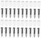 DIYEAH 20 Clavos Para Tabiques De Armario Tornillos Laminados Tornillos Para Montaje En Pared Seca Tornillos Para Pared Seca Pasadores Para Estantes Tornillos Autorroscantes