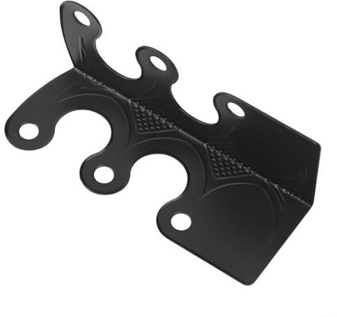 Besttoolifes Sockelleisten-Eckenschutz, Vintage-Metall-Eckenschutz, 6-teiliges Set, für Sockelleisten-Schutz, dekorative Abdeckung, Möbelschutz (schwarz, 12 Stück)