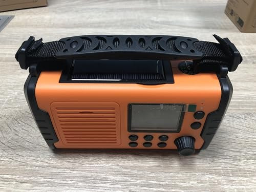 20000mAh Kurbelradio mit Bluetooth,DAB/FM Notfall-Solarradio mit TF Karte, AUX IN, TFT Bildschirm,DAB+/FM Radio mit LED Taschenlampe & Leselicht,USB, SOS für Camping, Notfälle & Blackout(Orange)