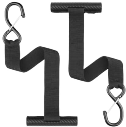 Gralara 2X Kajak Spanngurte Quick Hood Loops 18cm Auto Dachträger Gürtel Zurrgurte Boot Transport Zubehör für RV, mit Schnalle