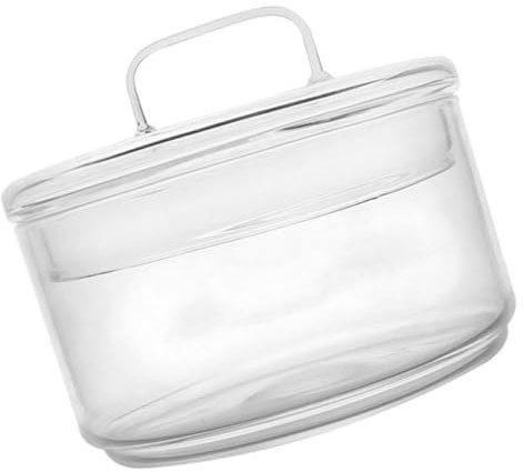 COLLBATH Leere Mikrolandschaft Glasflasche mit Deckel 11x6cm Terrarium Pflanzgefäß für Selbstgemacht Moos und Blumenarrangements Dekorativer Mikro Landschaftsbehälter für Wohnraum