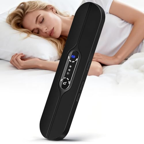 Altavoz Bluetooth para Almohada, Mini Altavoz Portátil de Almohada con Conducción Ósea y Graves Estéreo, Altavoz con 10 Sonidos Blancos, Control de Volumen, Soporte para Tarjeta TF, Temporizador