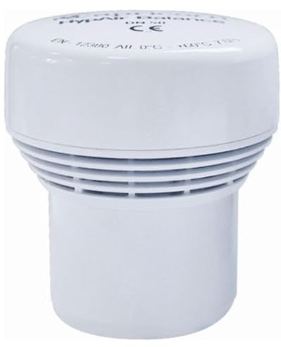 WYSKONT DN50 HypAir Balance Pipe Aerator - Ventilation Valve for Plumbing Installation, Vacuum Compensation, Against Gluckers & Sewer Odors, EN 12380, Easy Assembly
