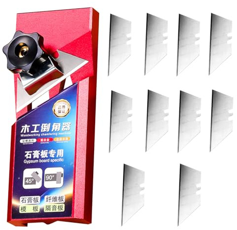 Chamfer Planer for Plaster, 45° V Chamfer for Plaster Edge - Placo Chamfering | for Carpentry Renovation Works DIY