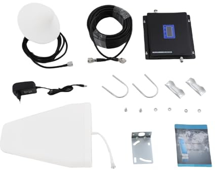 Mobilfunk Verstärker für Haus und Büro, 3-Band 4G LTE 3G GSM GSM Repeater | Repeater 8dBi Antenne, bis zu 2.152ft² Abdeckung, Signalverstärker Für Handyempfang, für Alle Deutschen Netzbetreiber