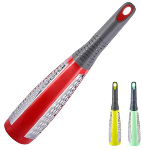 WOONEKY Grattugia Multifunzione Efficiente e Portatile in Acciaio Inossidabile Colore Casuale Design Creativo senza Angoli Morti per Formaggio e Aglio per Frutta e Verdura