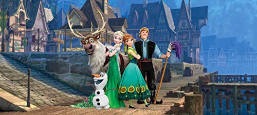 AG Design – Papiers Peints intissé – La Reine des Neiges Disney Frozen – Tapisserie Photo – Poster Photo géant – 202 x 90 cm – 1 lés – FTDNH 5365