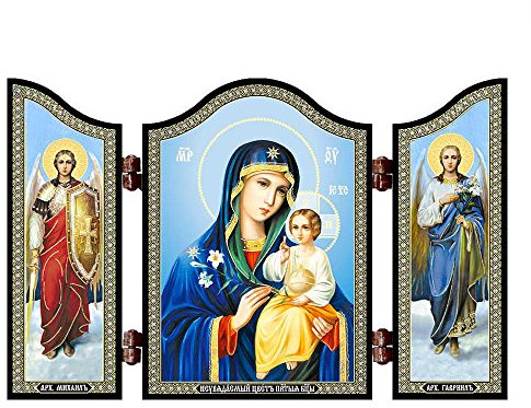 NKlaus 1424 GM Nicht Verwelkende Blume christliche Ikone Neuvjadaemyj Cvet
