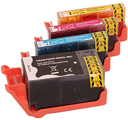 ABC Set 4X Alternativ Patrone für HP 920XL für HP OfficeJet 6000 6500 6500A Plus 7000 7500A